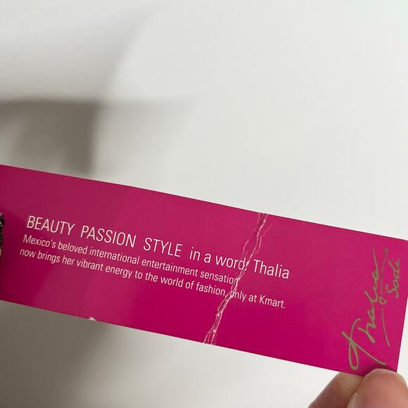 Vintage 90s Y2K Thalia Sodi Babydoll Tank Top Small Brown Floral Bow Deadstock - Picture 5 of 10